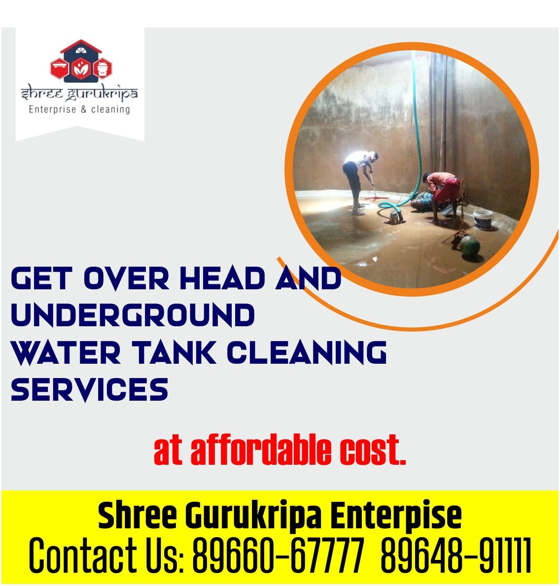 Best Overhead and Underground Water Tank Cleaning Services in Indore