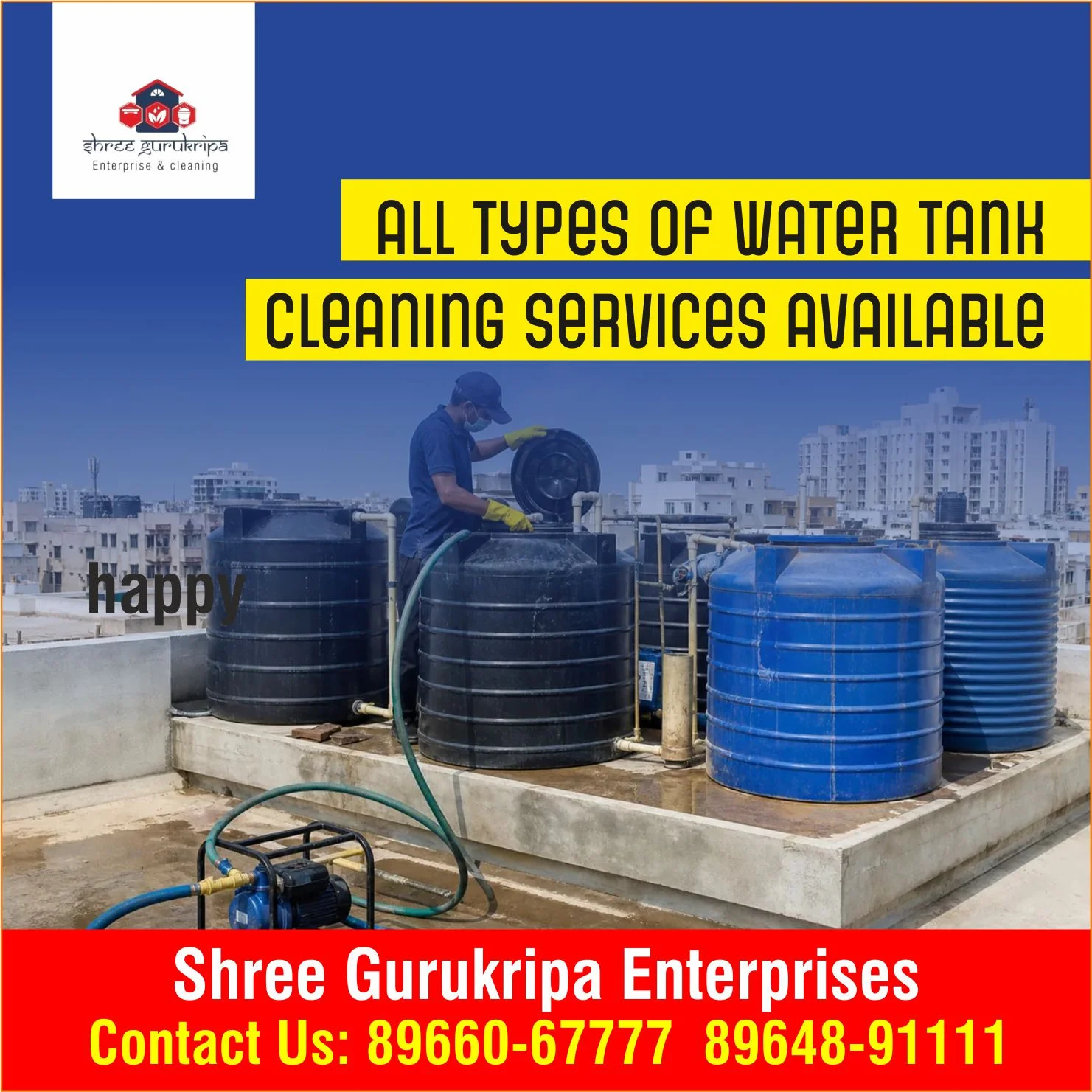 Professional Water Tank Cleaning Services in Indore