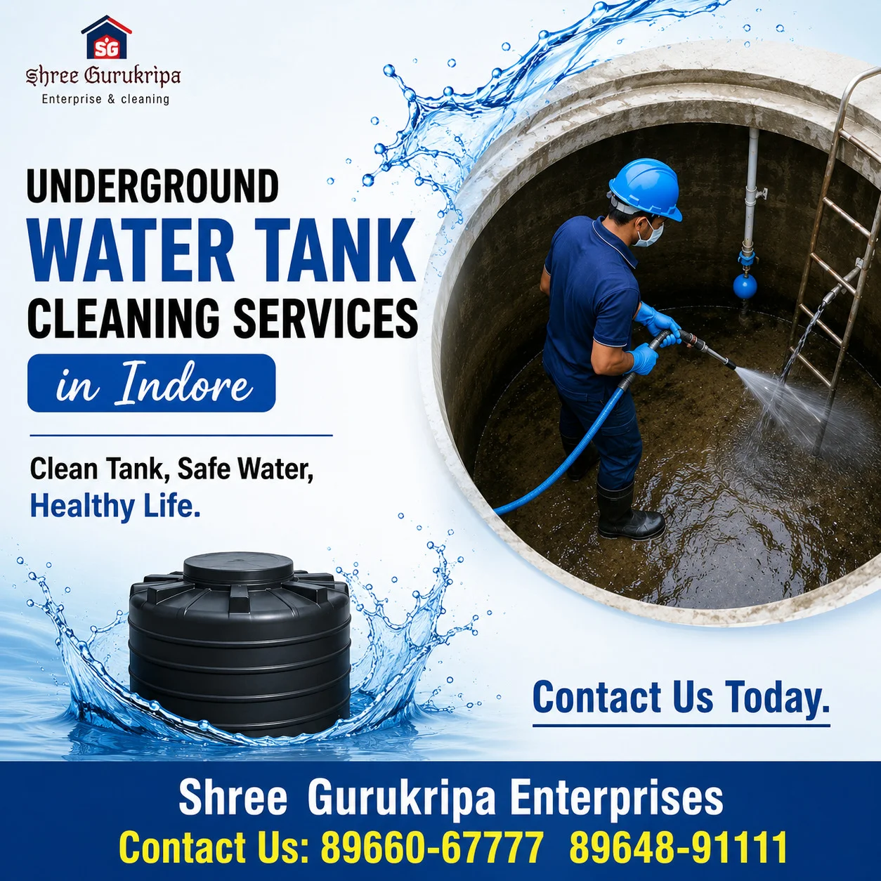 Underground Water Tank Cleaning Services in Indore: Give Your Stored Water a Cleaner Start